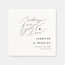 Recherche de fancy cocktail wedding napkins Moderne