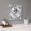 Search for 60th wedding anniversary clocks Elegant