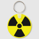 Search for radioactive symbol keychains Yellow