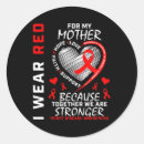 Search for stroke ribbon stickers Red