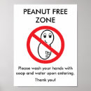 Recherche de zone posters Allergie aux arachides