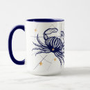 Search for crab design mugs Zodiac