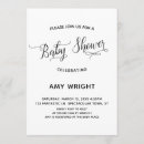 Search for elegant calligraphy baby shower invitations Typography