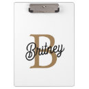 Recherche de gold clipboards Monogramme