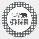 Search for first bear birthday stickers Wild one