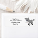 Search for donkeys return address labels Animals