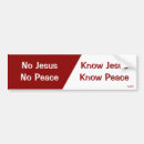 Search for no jesus no peace bumper stickers War
