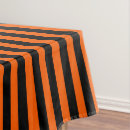 Search for black and orange striped tablecloths Halloween