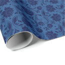 Search for dark floral wrapping paper Navy