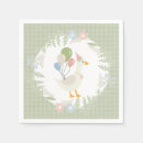 Search for green and white checkered napkins For kids