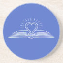 Search for book lover coasters Librarian