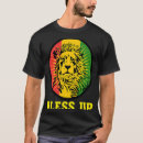 Search for rasta lion tshirts Jah