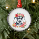 Search for mini ornaments Miniature schnauzer