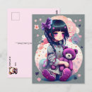 Search for teddy bear postcards Girl