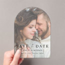Search for acrylic save the dates Arch