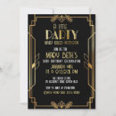 Search for rectangle murder mystery invitations Roaring twenties