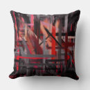Recherche de gris noir rouge coussins Peinture