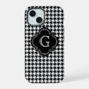 Recherche de houndstooth iphone coques Initiales