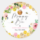 Search for pink bee baby shower stickers Mommy to bee