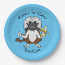 Search for banana plates Illustration