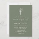 Search for simple floral invitations Botanical