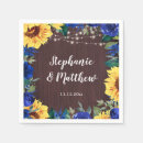 Search for sunflower wedding napkins Watercolor floral