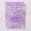Search for hearts engagement party invitations For her