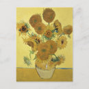 Search for van gogh sunflower postcards Vase