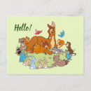 Recherche de bambi cartes postales Oeuvre d'amitié douce