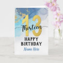 Search for 13th for boy birthday cards For him