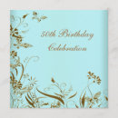 Search for teal 50th birthday invitations Formal