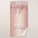 Search for metallic gold bath bath towels Blush pink