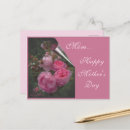 Recherche de coeur rose cartes postales Maman
