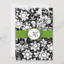 Search for apple green wedding invitations Initials