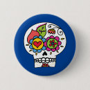 Search for sugar skull buttons Colourful