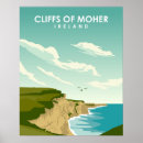 Search for ireland vintage travel posters Cliffs
