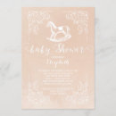 Recherche de rocking horse baby shower invitations Aquarelle