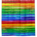 Search for rainbow stripes shower curtains Boho