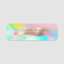 Search for hair stylist name tags Holographic