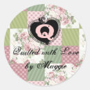 Search for vintage fabric stickers Patchwork