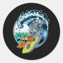 Search for surfing skeleton stickers Surfboard