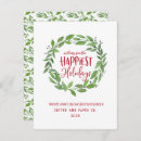 Search for business holiday cards Red and green