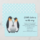 Recherche de pingouin mignon invitations Simple