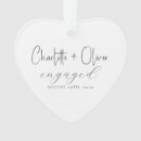 Search for black heart ornaments Engaged