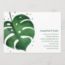 Search for monstera wedding invitations Green