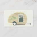 Recherche de camper business cards Campeur