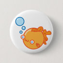 Recherche de poisson rouge badges Adorable
