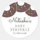 Search for chocolate doughnut stickers Brown