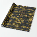 Search for gold leaf wrapping paper Black and gold