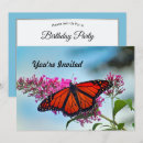 Search for monarch butterfly birthday invitations Insect